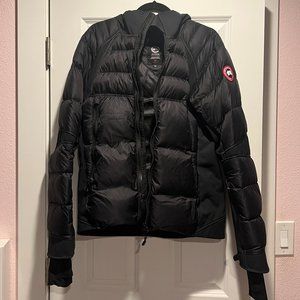 MENS CANADA GOOSE HYBRIDGE SUTTON PARKA - BLACK MEDIUM